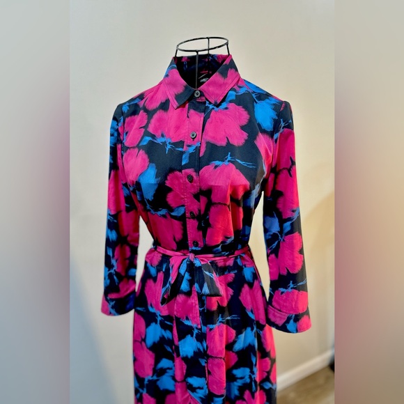 Banana Republic Long Maxi Floral Wrap Shirt Dress. Like new condition. S… - Picture 13 of 16